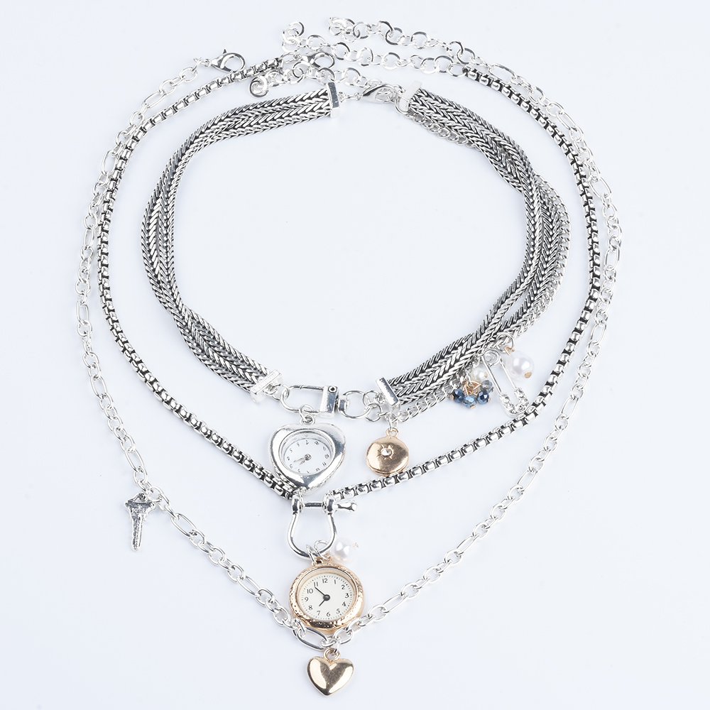 Indian Jewelry Watches - 인도 빈티지 실버 도금 포켓 워치