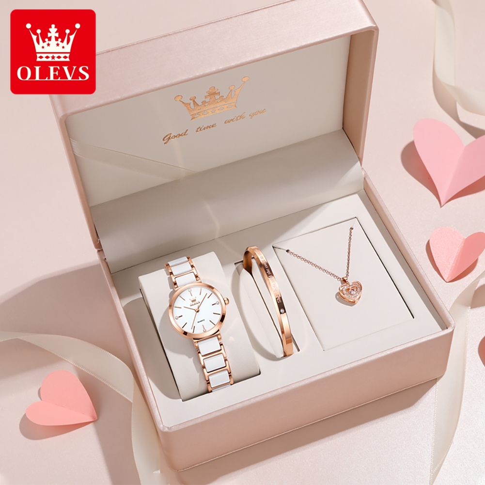 Jewelry For Watches - OLEVS 여성 시계 5877 고급스러운 우아한