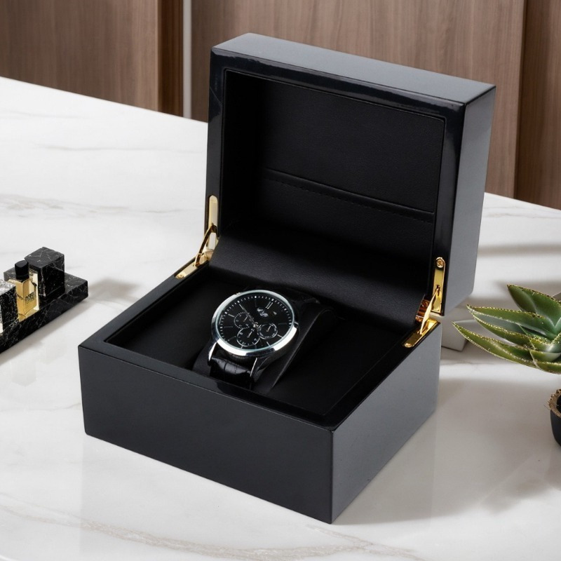 Best Jewelry Watches - 고품질 블랙 시계 보관 상자 나무
