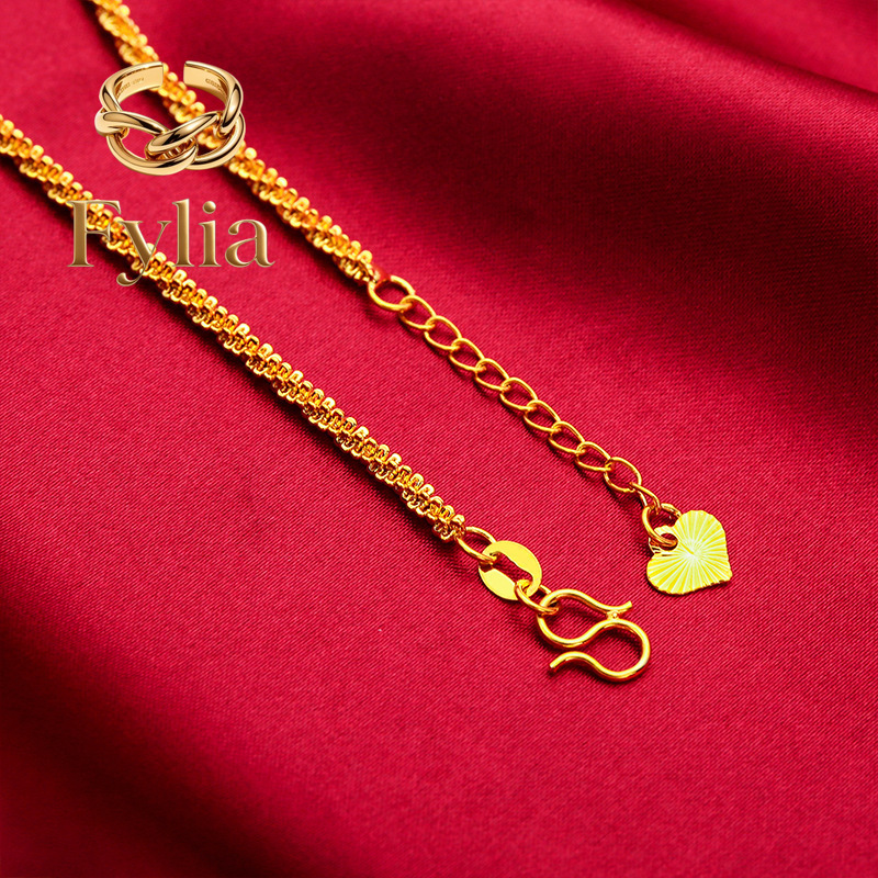 Eve Jewelry & Watches Distribuidor Oficial Rolex Buenos Aires - Fylia Jewelry 여성용 캐터필러 팔찌, 24K