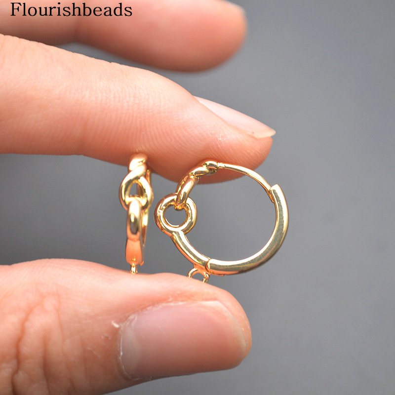 30개 트위스트 라운드 서클 18K 골드 컬러 후프 귀 - Hoop Earrings 리뷰 및 가격