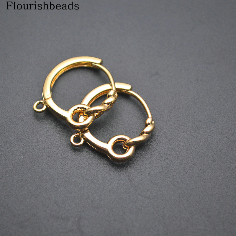 30개 트위스트 라운드 서클 18K 골드 컬러 후프 귀 - Hoop Earrings 리뷰 및 가격