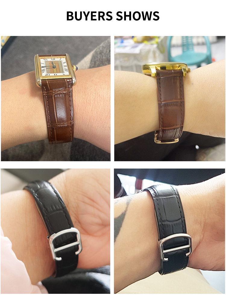 까르띠에 탱크 솔로 런던 키 브라운 블랙 시계 스트랩  - Cartier Watch Tank 리뷰 및 가격