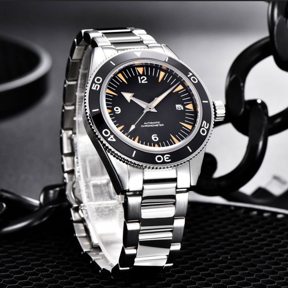사용자 정의 로고 NH35 무브먼트 시계 10bars  - Mens Mechanical Watch 리뷰 및 가격