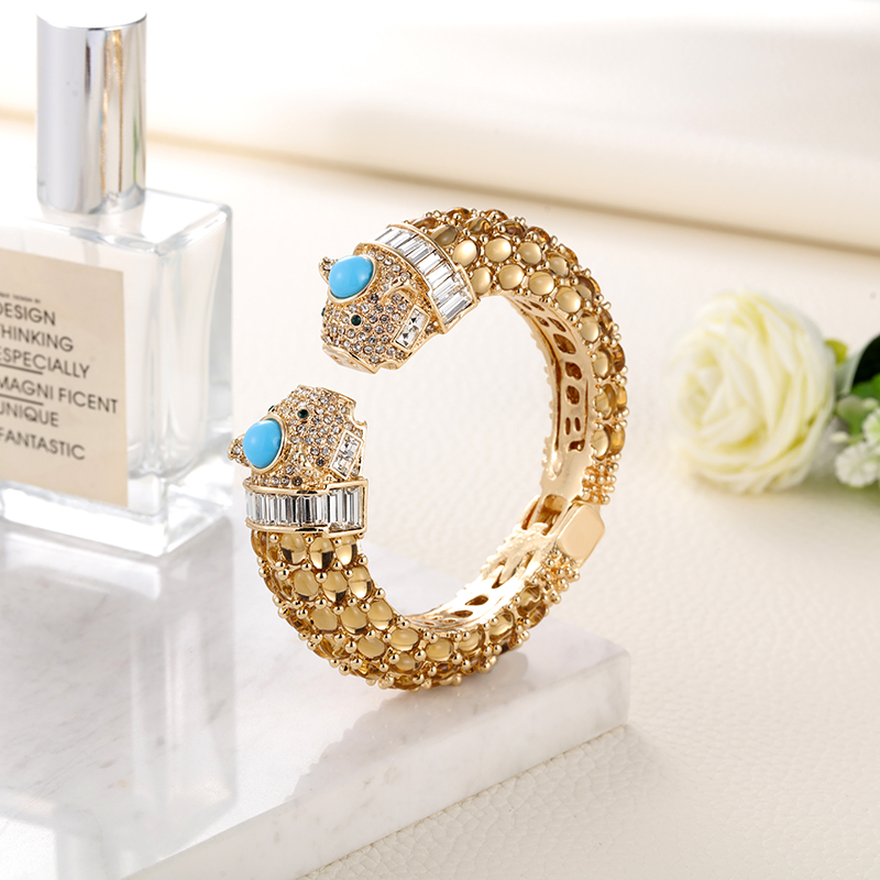 샐리의 파라다이스 동물 팔찌 금도금 팔찌 커프 쥬얼리  - Paradise Jewelry & Watches Llc Miami 리뷰 및 가격