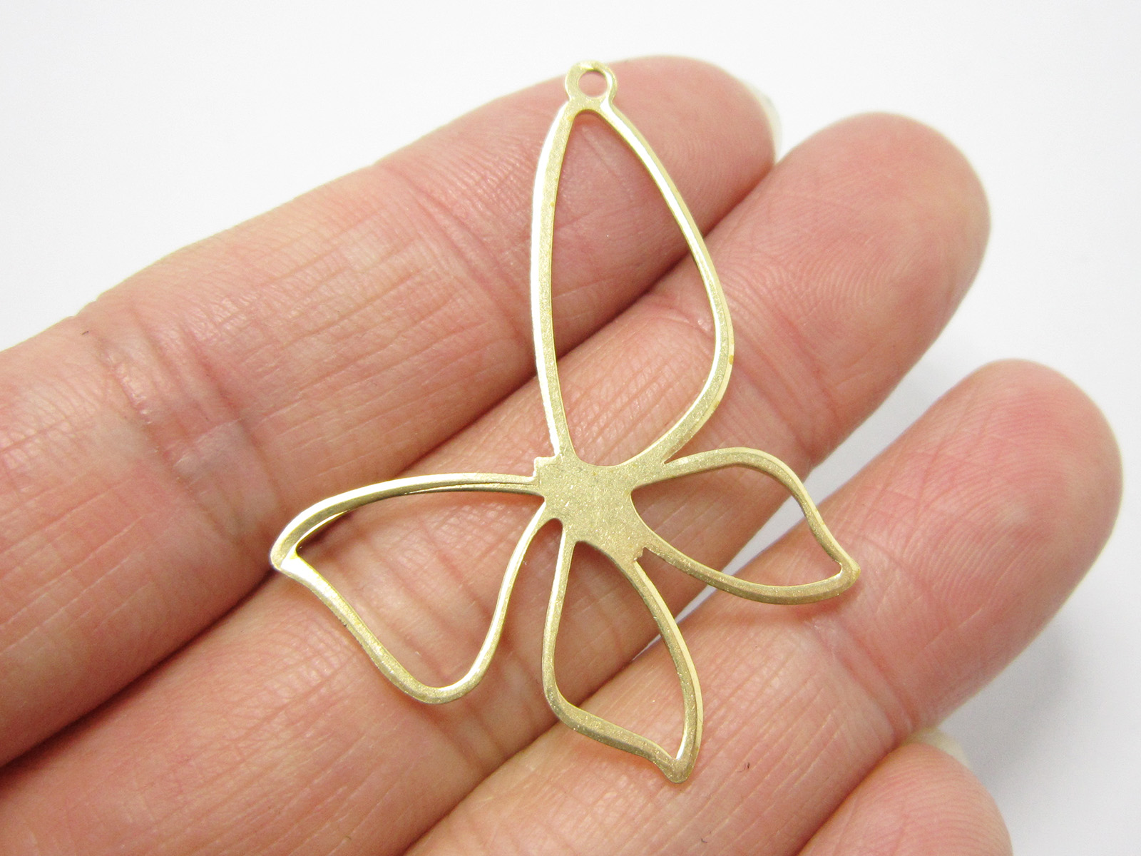 20개 나비 귀걸이 참, 보석 제작용 황동 참, 원시  - Butterfly Pendant Necklace 리뷰 및 가격