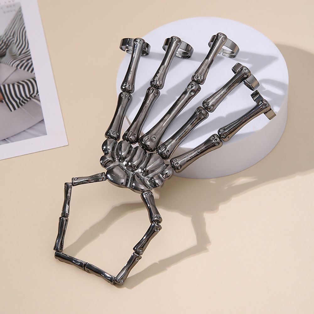 메탈 손목밴드 파티 펑크 고딕 조절 가능 할로윈 뱅글  - Gothic Skull Ring 리뷰 및 가격