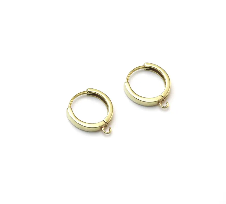 10개 황동 귀고리, 레버백 귀걸이 후크, 귀걸이 제작 - Hoop Earrings 리뷰 및 가격
