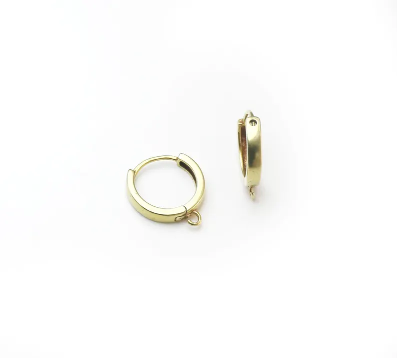 10개 황동 귀고리, 레버백 귀걸이 후크, 귀걸이 제작 - Hoop Earrings 리뷰 및 가격