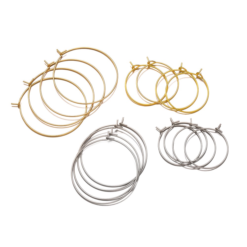 50개 316 스테인리스 스틸 15 20 30 40mm - Hoop Earrings 리뷰 및 가격