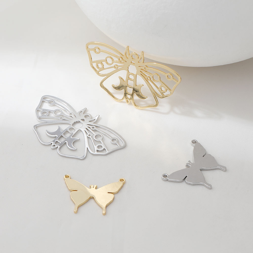 6PCS 14K 골드 도금 시트 부드러운 표면 나비 펜 - Butterfly Pendant Necklace 리뷰 및 가격