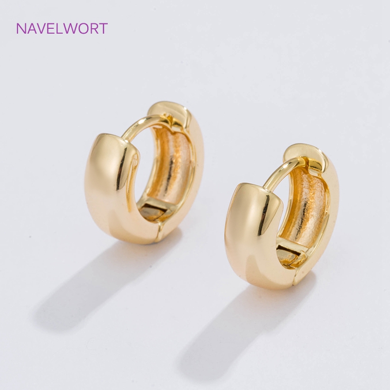 6가지 사이즈의 금도금 원형 후프 귀걸이 여성용 선물, - Hoop Earrings 리뷰 및 가격