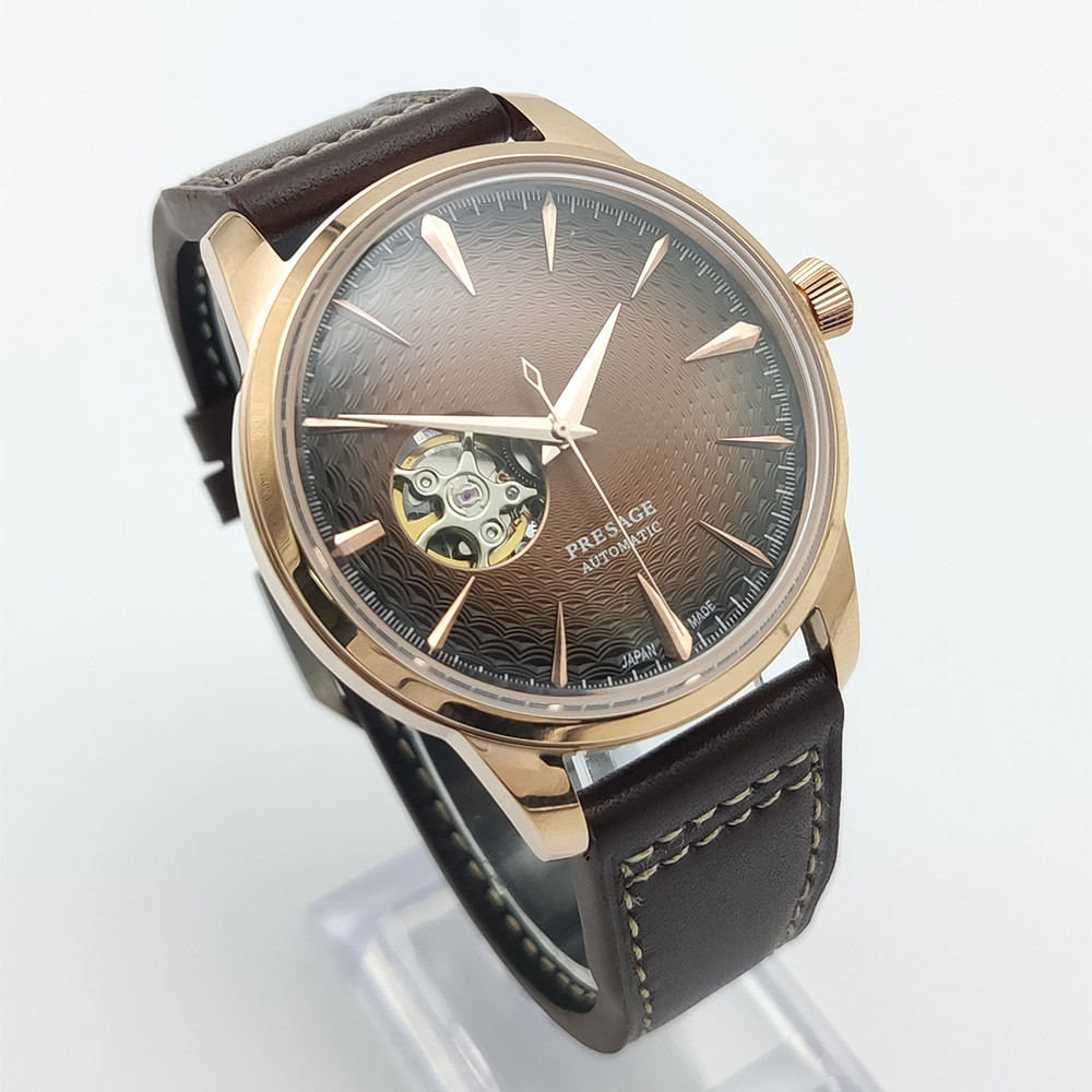 9 가지 색상 빈티지 40MM 남성용 기계식 시계 NH - Seiko Watch Presage 리뷰 및 가격
