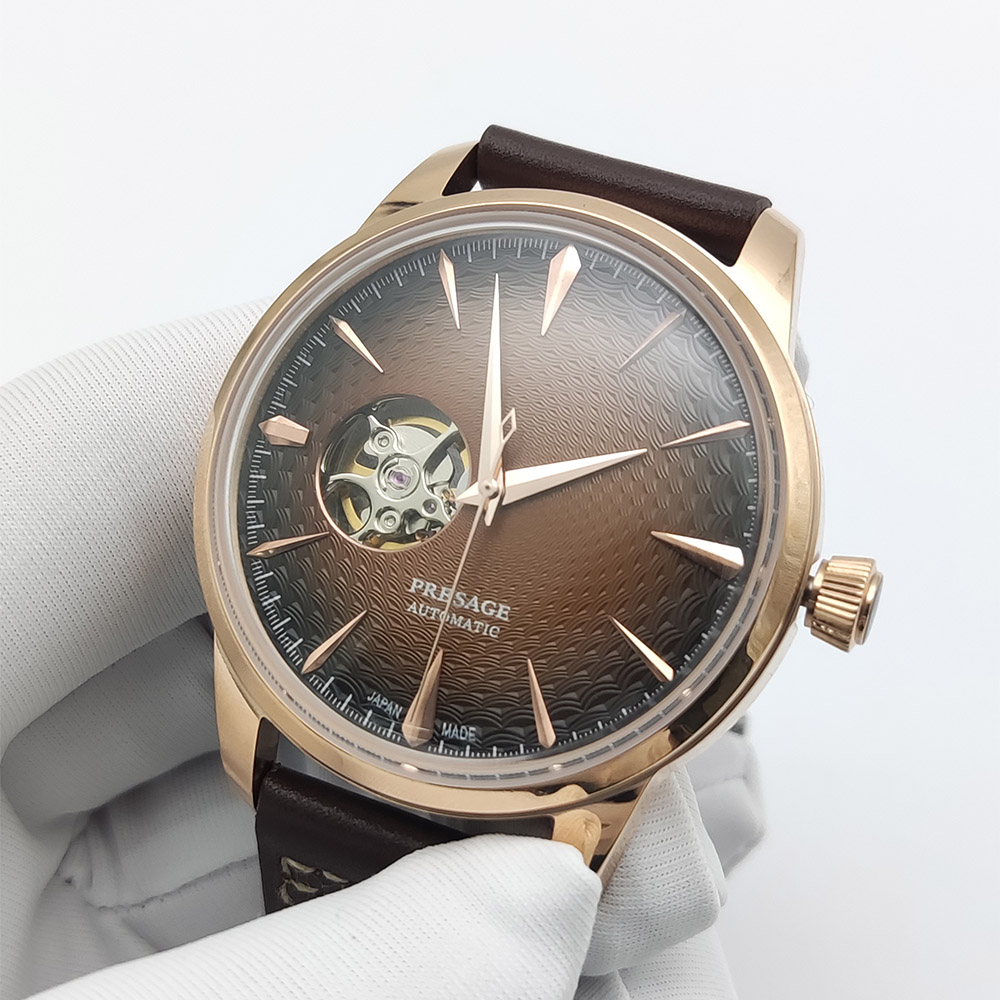 9 가지 색상 빈티지 40MM 남성용 기계식 시계 NH - Seiko Watch Presage 리뷰 및 가격