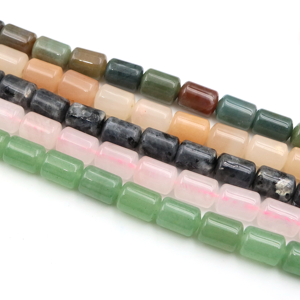 10x14mm 천연석 실린더 비즈 힐링 크리스탈 차크라 - Gemstone Bracelet Healing 리뷰 및 가격