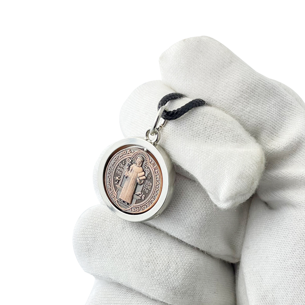 새로운 성 베네딕토 메달 목걸이 가톨릭 보호 십자가 펜 - Jewelry & Watches Spółka Z Ograniczoną Odpowiedzialnością Sp Z Oo 리뷰 및 가격