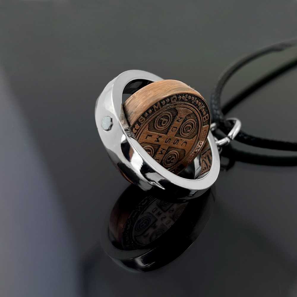 새로운 성 베네딕토 메달 목걸이 가톨릭 보호 십자가 펜 - Jewelry & Watches Spółka Z Ograniczoną Odpowiedzialnością Sp Z Oo 리뷰 및 가격
