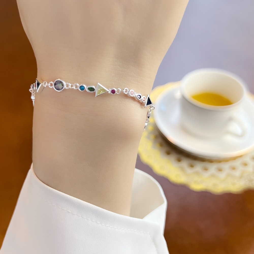 파라다이스 여행 팔찌 여성을위한 새로운 다채로운 링크  - Paradise Jewelry & Watches Llc Miami 리뷰 및 가격