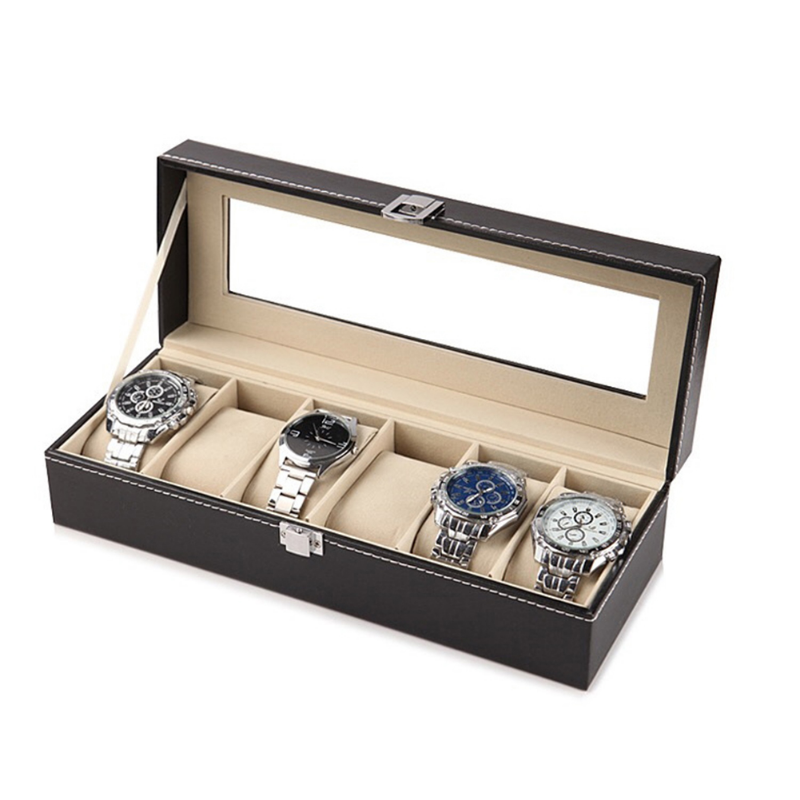 PU 가죽 시계 상자 주최자 - 2/3/6 슬롯 시계  - Best Jewelry Watches 리뷰 및 가격