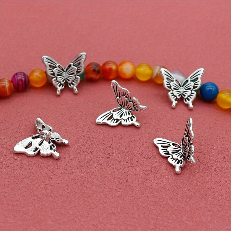 실버 나비 액세서리 DIY 목걸이 펜던트 팔찌 구슬 장 - Butterfly Pendant Necklace 리뷰 및 가격