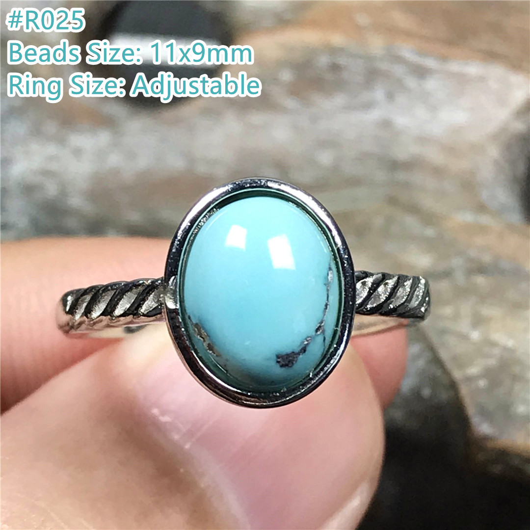 여성용 천연 터키석 반지 쥬얼리, 남성 힐링, 사랑 선 - Turquoise Stone Ring 리뷰 및 가격