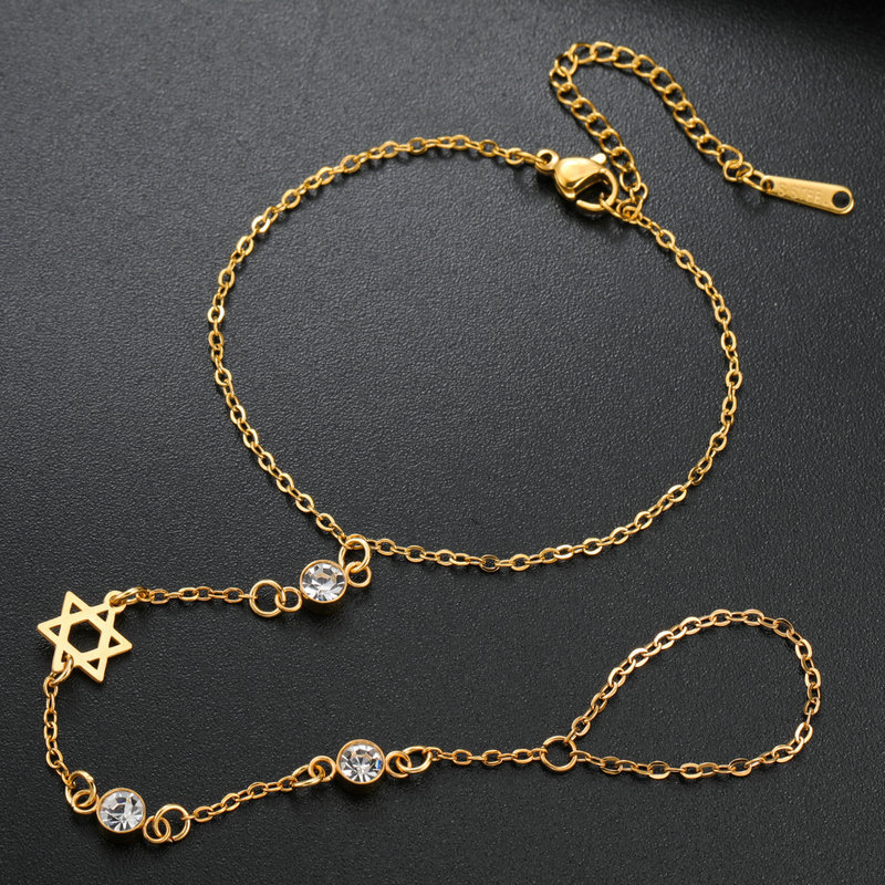유대교 다윗의 별 히브리어 차이 글자 손가락 팔찌 스테 - Jewelry & Watches Spółka Z Ograniczoną Odpowiedzialnością Sp Z Oo 리뷰 및 가격