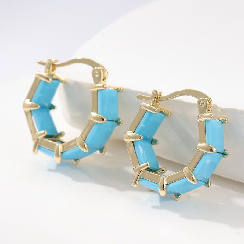 여성용 빈티지 우아한 골드 도금 주얼리 액세서리, 패션 - Turquoise Stone Ring 리뷰 및 가격