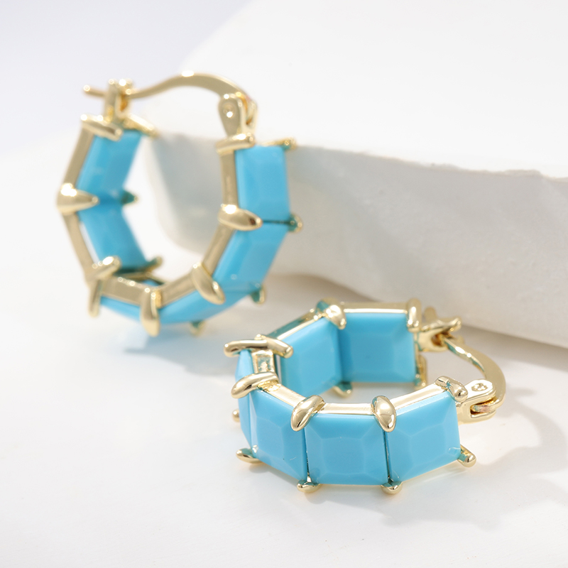 여성용 빈티지 우아한 골드 도금 주얼리 액세서리, 패션 - Turquoise Stone Ring 리뷰 및 가격