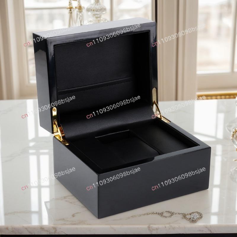 고품질 블랙 시계 보관함 나무 가죽 안감 보석 정리함  - Best Jewelry Watches 리뷰 및 가격