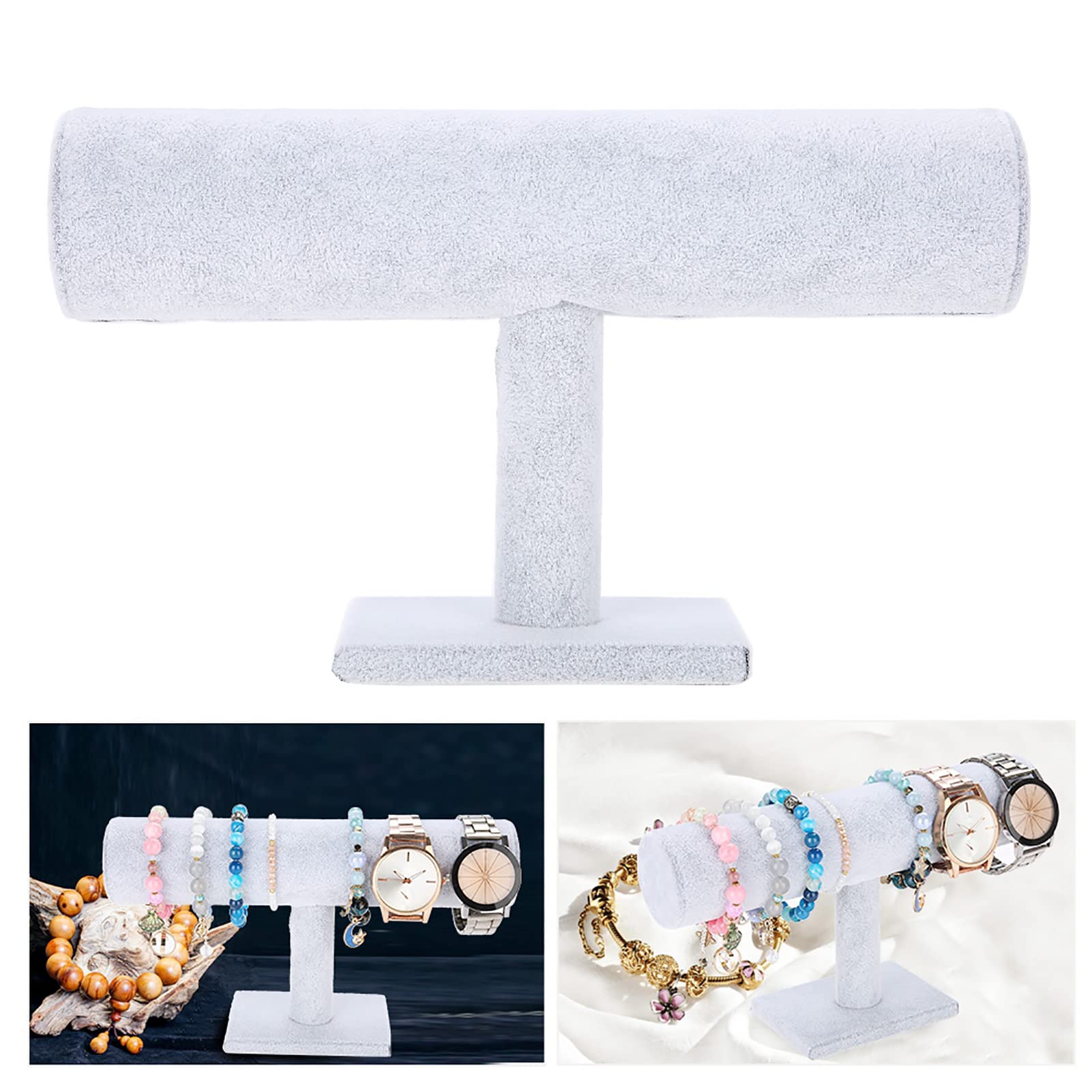 고품질 벨벳 보석 진열대 T바 팔찌 홀더, 뱅글 및 시 - Best Jewelry Watches 리뷰 및 가격
