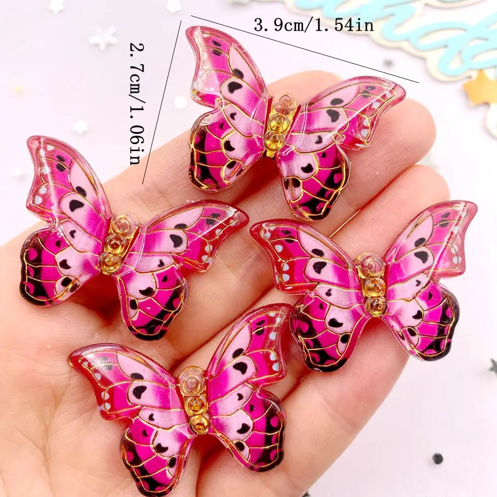 10pcs 다채로운 아름다운 나비 인형 플랫 백 라인  - Paradise Jewelry & Watches Llc Miami 리뷰 및 가격