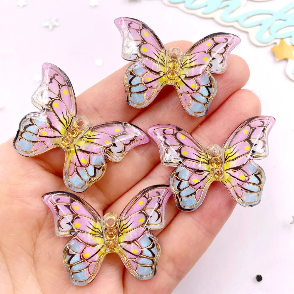 10pcs 다채로운 아름다운 나비 인형 플랫 백 라인  - Paradise Jewelry & Watches Llc Miami 리뷰 및 가격