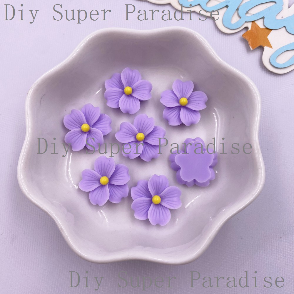 50Pcs 수지 다채로운 16mm 꽃 플랫 백 스톤 인 - Paradise Jewelry & Watches Llc Miami 리뷰 및 가격