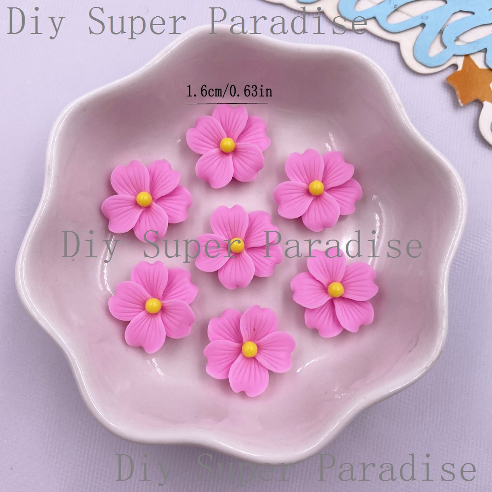50Pcs 수지 다채로운 16mm 꽃 플랫 백 스톤 인 - Paradise Jewelry & Watches Llc Miami 리뷰 및 가격