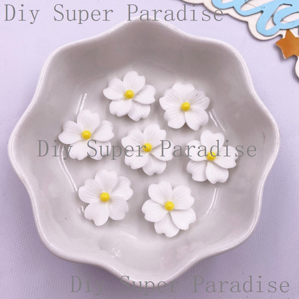 50Pcs 수지 다채로운 16mm 꽃 플랫 백 스톤 인 - Paradise Jewelry & Watches Llc Miami 리뷰 및 가격
