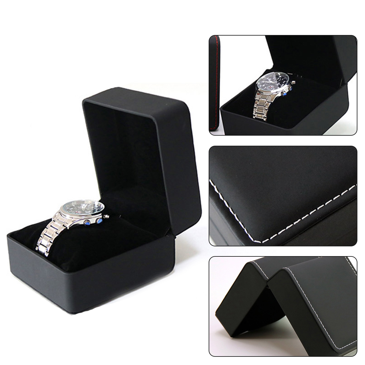베개가 있는 싱글 시계 선물 상자, PU 가죽 손목시계 - Best Jewelry Watches 리뷰 및 가격