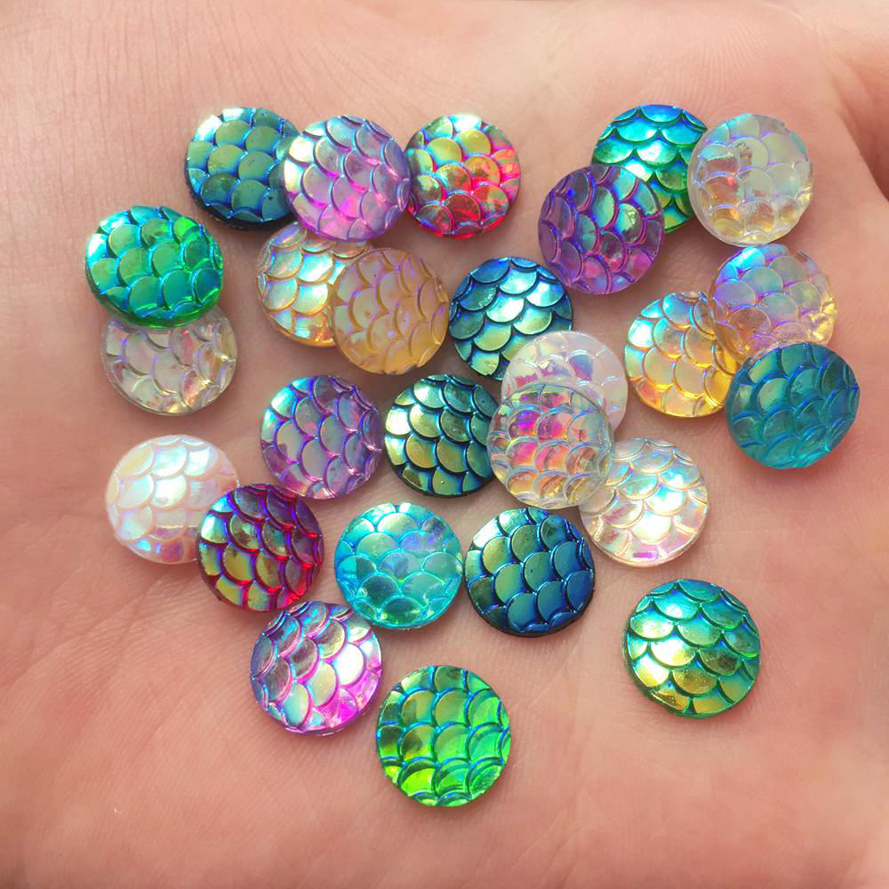 반짝 이는 100Pcs AB 수지 10mm 라운드 뱀  - Paradise Jewelry & Watches Llc Miami 리뷰 및 가격