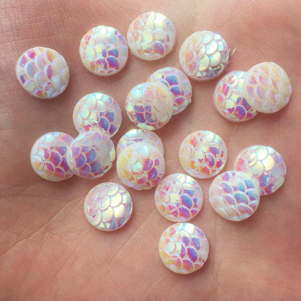 반짝 이는 100Pcs AB 수지 10mm 라운드 뱀  - Paradise Jewelry & Watches Llc Miami 리뷰 및 가격