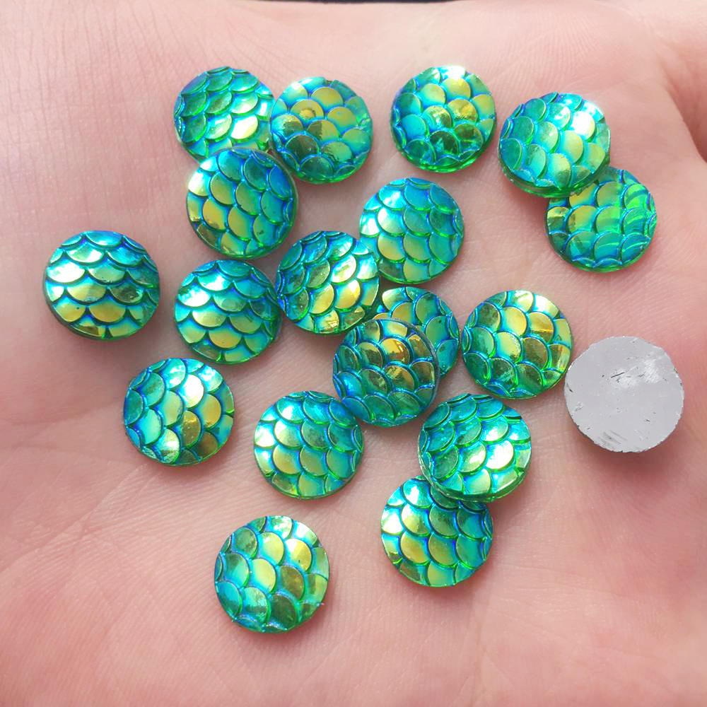 반짝 이는 100Pcs AB 수지 10mm 라운드 뱀  - Paradise Jewelry & Watches Llc Miami 리뷰 및 가격